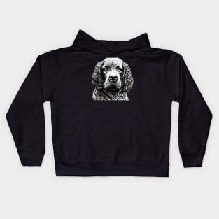 American Water Spaniel Dog Kids Hoodie